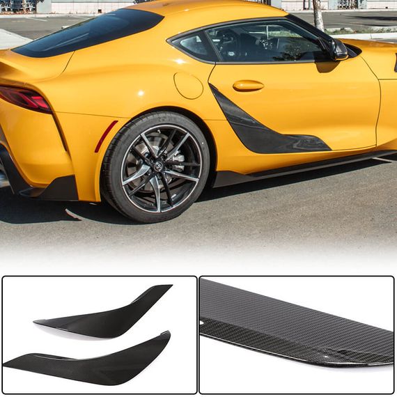 Накладки на двері (Карбон) для Toyota Supra 2019- рр