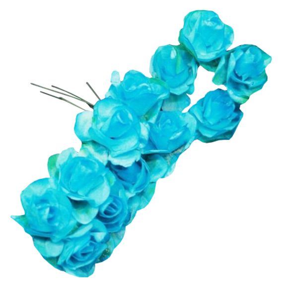 Декоративные розы для творчества KV-732 пучок 12 штук