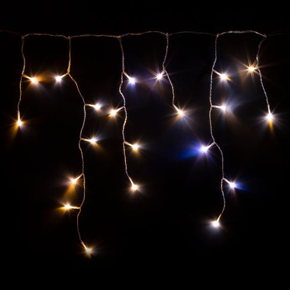 Гірлянда Smart LED Twinkly Icicle AWW 190, Gen II, IP44, довжина 5м, кабель прозорий (TWI190GOP-TEU) | Зображення 6