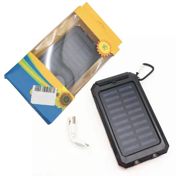 Повербанк 50000 мАг із сонячною батареєю, 2хUSB + ліхтарик XPRO (234574900_456) | Зображення 8