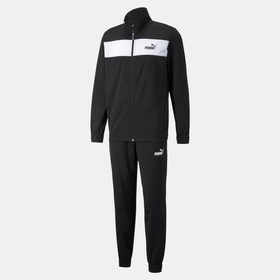Костюм спортивный мужской Puma Poly Suit 845844 01 (черный, полиэстер, эластик, для тренировок, логотип пума)