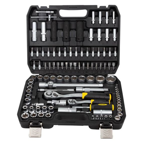 Набір насадок торцевих і біт Sigma 1/4" 1/2" 114 шт CrV (6003781) | Зображення 2