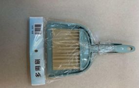 Щітка з совком для підлоги та твердих поверхонь, міцний пластиковий набір із щільним приляганням М'ятний HP-35015-34M