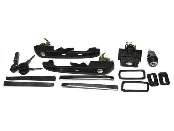 VOLKSWAGEN Golf II (83-92) комплект замків + ручки, Гольф 2