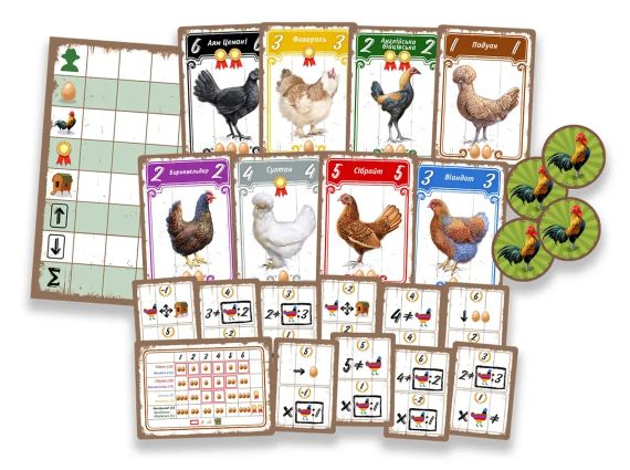 Настольная игра Курочки (Hens) | Зображення 1