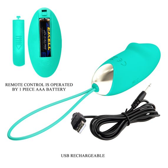 Віброяйце серії Pretty Love - Julia Dream chaser 2 Green, BI-014362W-4A4 Sex Aura | Зображення 6