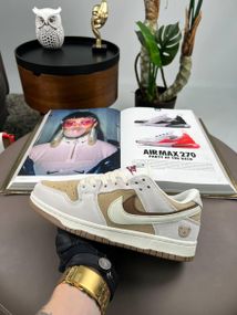 Кросівки SB Dunk Low SE “85 Double Swoosh Light Grey Sand , В'єтнам 38 24 см