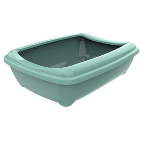 Moderna Arist-O-Tray туалет с бортиком для кошек, 42 см х 31 см х 13 см, зеленый