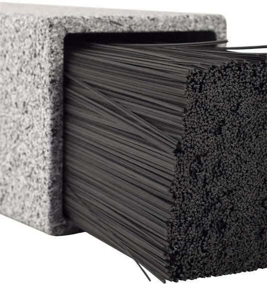 Підставка-колода Ofenbach Black Lead для кухонних ножів 11х11х26см з секцією для ножиць | Зображення 2