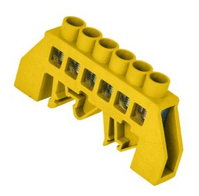 Універсальна Шина ізольована «N» на DIN-рейку ШЛС 8х12-6 жовтий Ny95503148