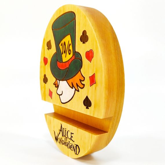 Підставка тримач для смартфона планшета Аліса в країні чудес Alice in wonderland Майстерня містера Томаса | Зображення 4