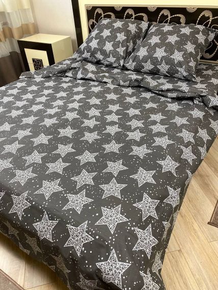 Комплект постельного белья Soft полуторный Звезды 150х215 см