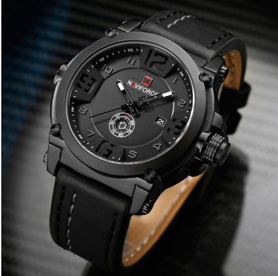 Naviforce Чоловічий годинник Naviforce Plaza Black NF9099 | Зображення 4