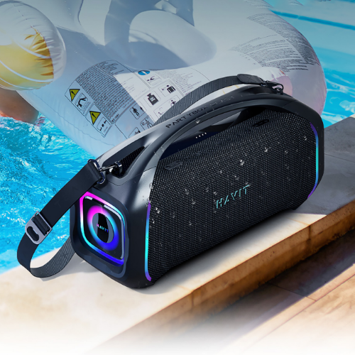 Портативна колонка 100W чорний Party Blast Havit HV-SK910BT-BK | Зображення 3