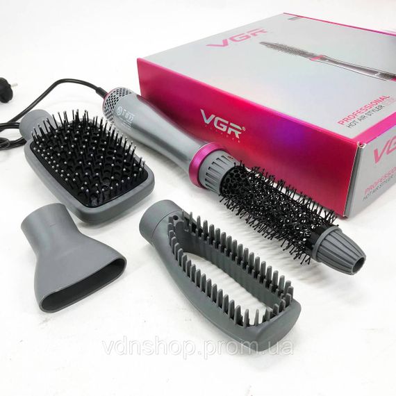 Фен для волос 2 режима температуры, Электрофен для волос с дополнительными насадками JQ-78 | Зображення 8