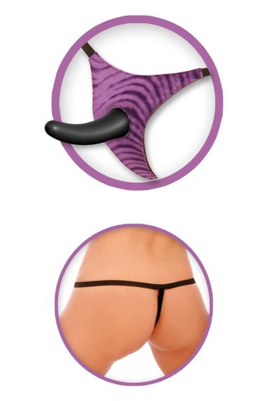 Страпон анальный с вибрацией Pipedream Fetish Fantasy Series «For Him» фиолетовый-черный sexstyle | Зображення 2