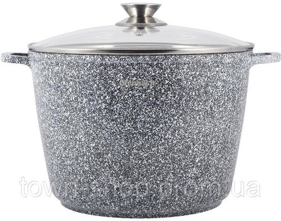 Кастрюля Ofenbach Snow Marble 6.2л индукционная с антипригарным покрытием NB-100503 | Зображення 1