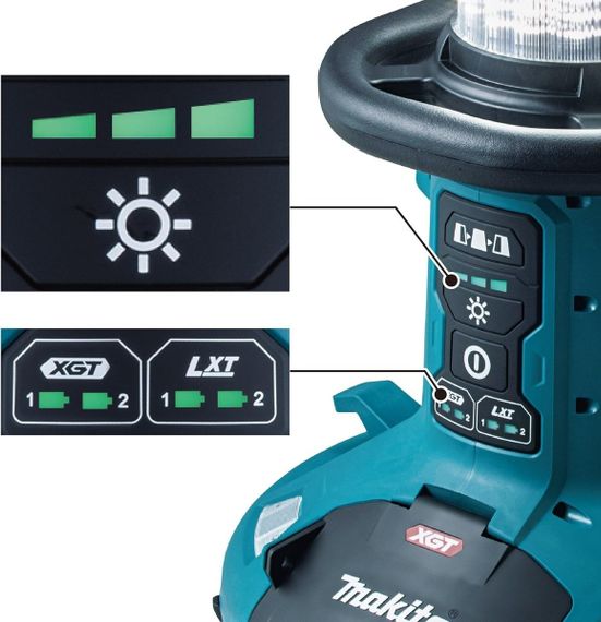 Ліхтар світлодіодний з гібридним живленням Makita ML010G (5500 лм, XGT/LXT/AC, без акумулятора та зарядного пристрою) | Зображення 5