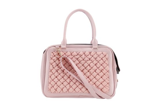 Сумка-переноска для собак та котів Misoko&Co, 40 см х 30 см х 19.5 см, рожевий | Зображення 1