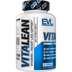Вітаміни + підтримка для схуднення Evlution Nutrition VitaLean, Vitamins + Weight Loss Support, 90 Tablets