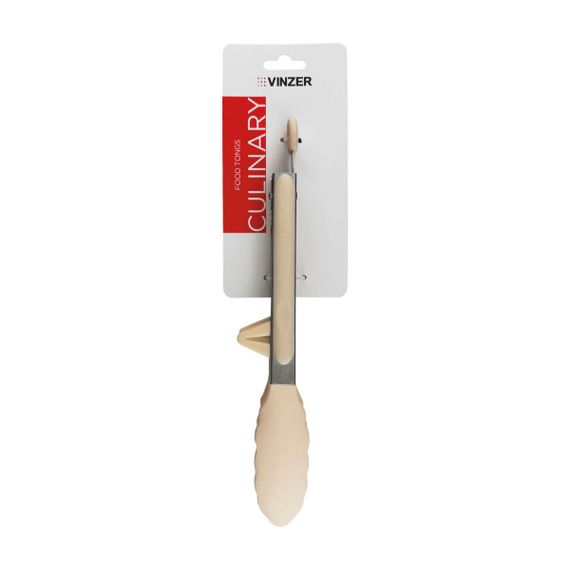 Щипцы кухонные Vinzer Culinary VZ-50677 26.5х3.5 см бежевый | Зображення 3