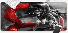 Ігрова поверхня для мишки з Аніме принтом "Токійський гуль / Tokyo ghoul" 800*300*3 мм 0207