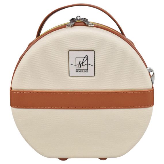 Бьюті-кейс Semi Line 5L Ecru/Brown (T5670-1) | Зображення 3