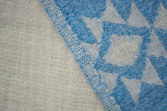 Муслінове покривало Kayra 210x250 см MP2, Блакитне | Зображення 1