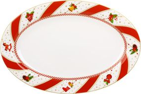 Блюдо порцелянове "Candyland" овальне 35х25см
