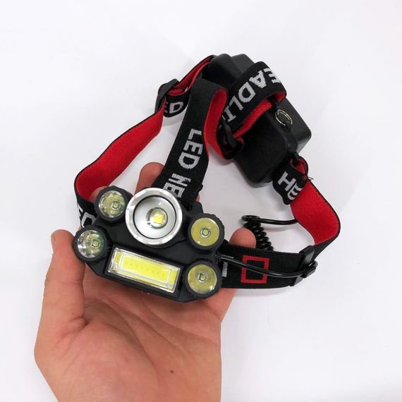 Очень мощный налобный фонарь, Фонарик диодный налобный фонарь с ремешком на голову LD-13 | Зображення 9