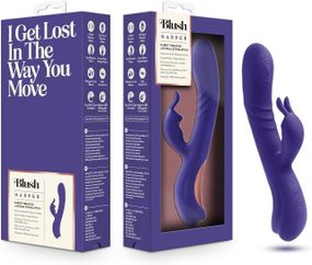 Вибратор кролик Blush Harper с G-точечной стимуляцией, синий sexstyle