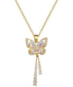 Колье с подвеской Primo Butterfly – Gold