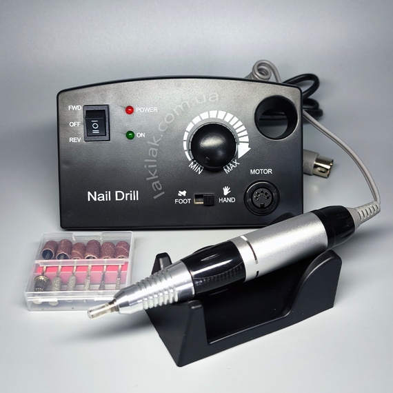 Фрезер для манікюра Nail Drill ZS-602 65W 45тис. об/хв (черный)