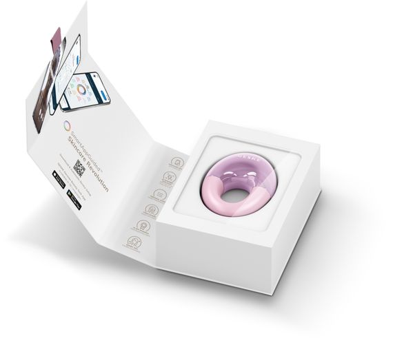 Масажер для очей GESKE Cool&Warm Eye Massager 7в1 starlight, Рожевий | Зображення 8
