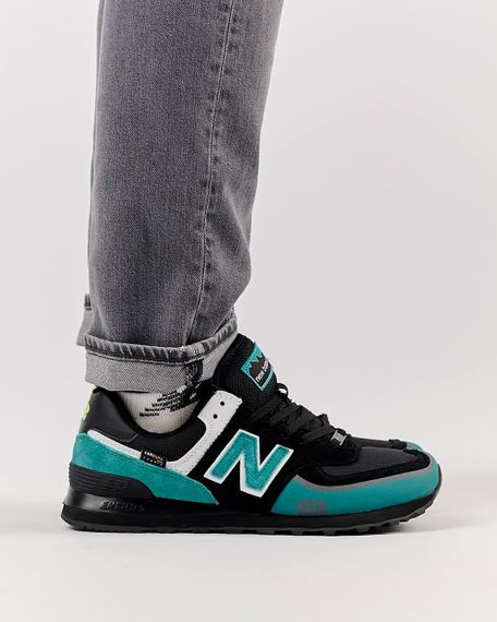 Кросівки чоловічі N3ew B3alan3ce 574 TP2 Black Turquoise , В'єтнам 43 27,5 | Зображення 8