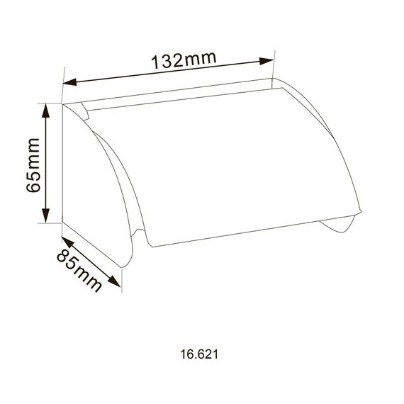 Диспенсер для туалетного паперу HOTEC 16.621 Stainless Steel | Зображення 4