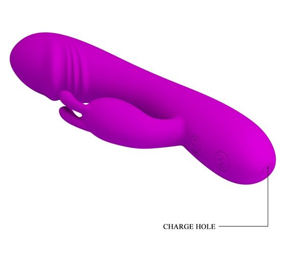 Вибратор с стимулятором клитора PRETTY LOVE - HUNTER, BI-014285 sexstyle | Зображення 6