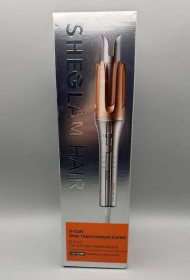 Автоматическая плойка для волос Sheglam Hair Curler Bella стайлер 3 температурных режима 170-210 °C Серый с бежевым | Зображення 6