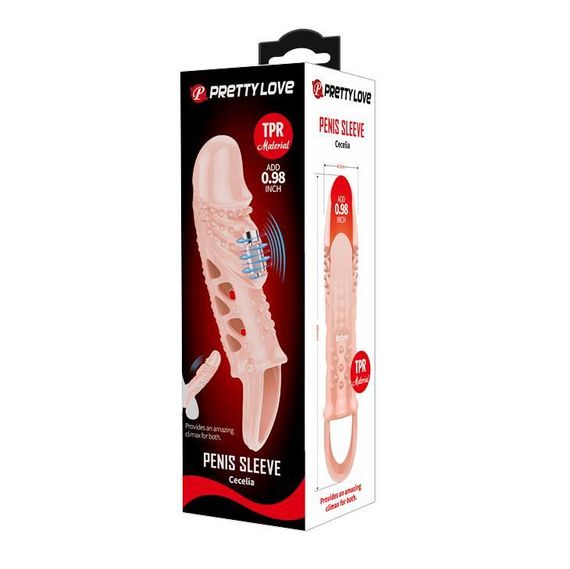 Насадка на пеніс PRETTY LOVE - Cecelia PENIS SLEEVE Sex Aura | Зображення 6