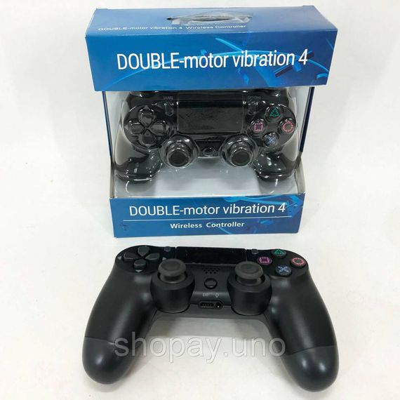 Джойстик DOUBLESHOCK для PS 4, бездротовий ігровий геймпад PS4/PC акумуляторний джойстик. Колір чорний MS-49 | Зображення 3