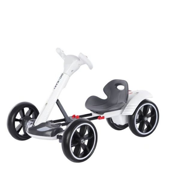 Дитячий електрокарт Spoko SP-V17 6V 4,5Ah з пультом білий для дітей 3-8 років (42412107)