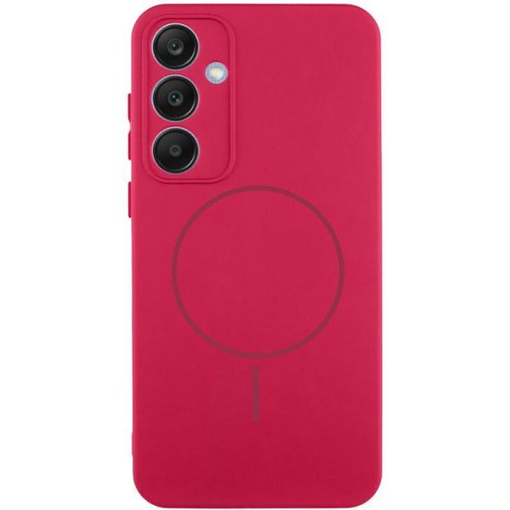Чехол Silicone Cover Lakshmi Full Camera (AA) with MagFit для Samsung Galaxy S23 FE Красный / Rose Red