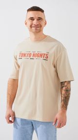 Футболка з принтом чоловіча GENUA G01222-0019 2XL Пісочний shop (2000999391590)