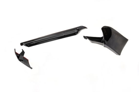 Накладки на передній і задній бампер TRD (2017-) Чорний колір для Toyota Land Cruiser Prado 150 | Зображення 8