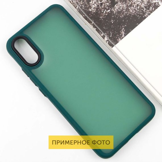 Чехол TPU+PC Lyon Frosted для Oppo A60 4G Green | Зображення 1