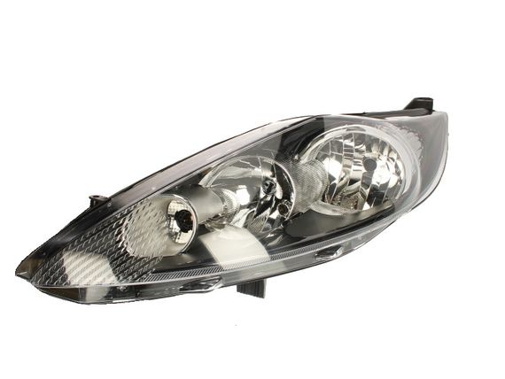 Фара Передняя Ford Fiesta  2008-2013 Левая H7/H1, Черная Рамка, Электро регулировка С моторочиком | Зображення 1