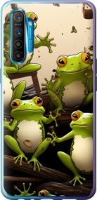Чехол на Realme XT Жабки "5656u-1868-17620"