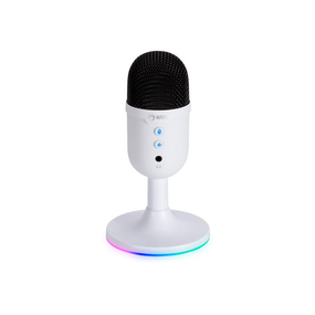 Игровой микрофон RGB MARVO MIC-06 |USB, AUX|, микрофон для игр, микрофон для стрима Білий