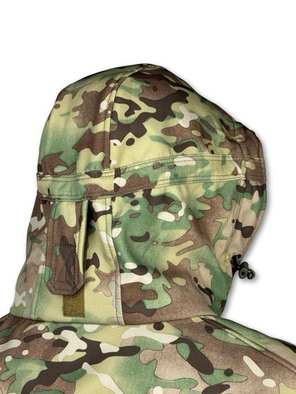 Куртка військова "Шторм" Soft Shell на флісі, мембранна Мультикам 52/5 | Зображення 8