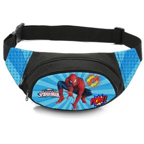 Сумка-бананка дитяча з принтом Людина-павук поясна сумка для хлопчика (4678)